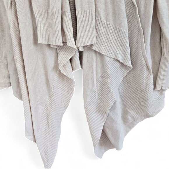 Calvin Klein Jeans Womens Open Front Beige Cardigan Small Lightweight Knit - Picture 4 of 9